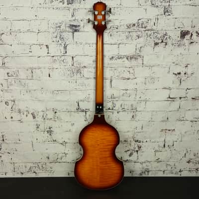 2008 Epiphone Viola Sunburst Hollowbody/Violin Electric Bass Guitar image 9