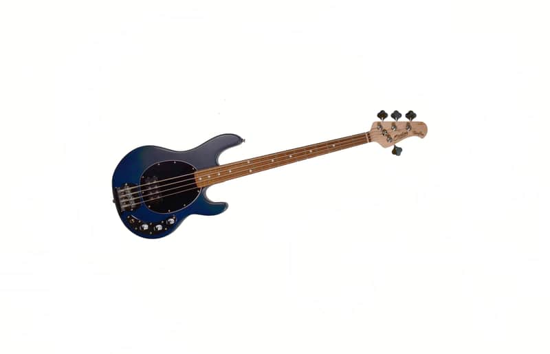 【10926】 Sterling Ray4 satin Blue Sterling By Music Man StingRay RAY4 Bass Guitar - Blue Satin