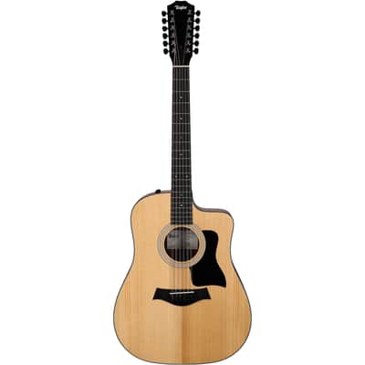 Taylor 150ce Dreadnought Acoustic-Electric Guitar, 12-String (with Gig Bag) image 2