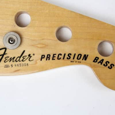 1978 Vintage Fender Precision Bass NECK MINTY Maple Fretboard Super CLEAN 1970's PBass image 11
