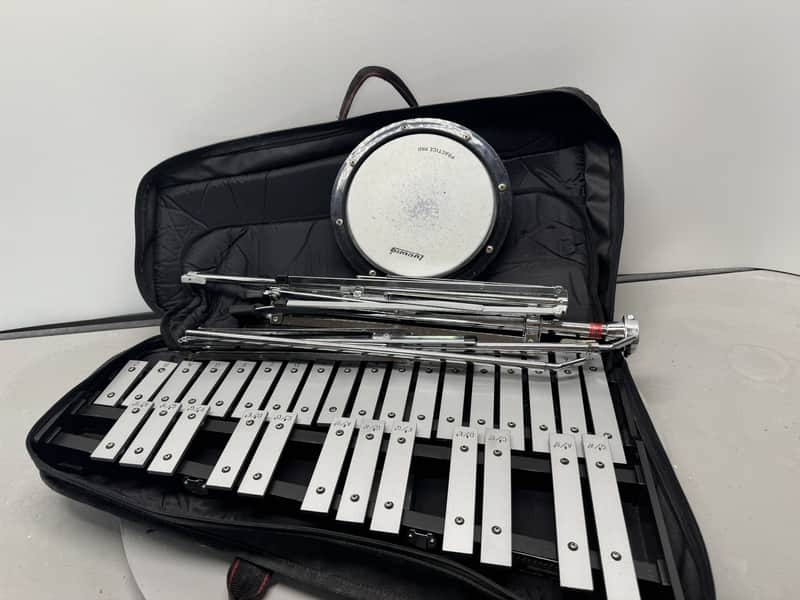 Ludwig Xylophone with Stand Drum Pad and Case Included Vintage Percussion image 1