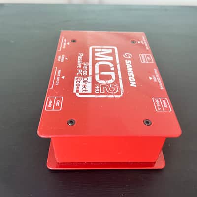 Samson MCD2 Pro S-Max Series Stereo Passive PC Direct Box 2010s - Red image 4
