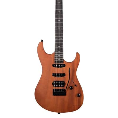Tagima NTMS-DF Stella Natural Satin Mahogany Electric Guitar - Demo image 1