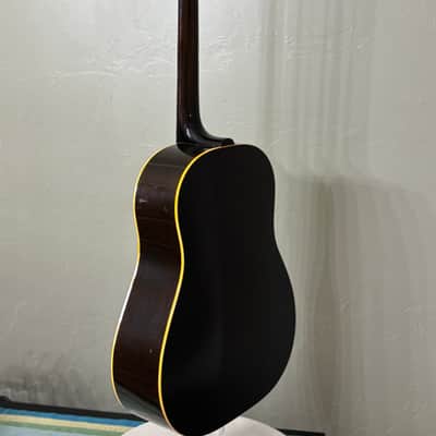 Vintage 1955 Gibson J-45 w scalloped bracing and vintage Gibson case image 8
