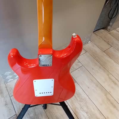 Chitarra Fender Strato Squier modello Classic Vibe 50s Fiesta Red Nuova. image 3