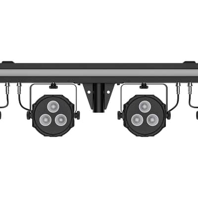 Chauvet DJ GIGBAR 3 ILS Light Bar w/(2) Derby/Pars/Strip+Tripod+Footswitch+Bag image 5