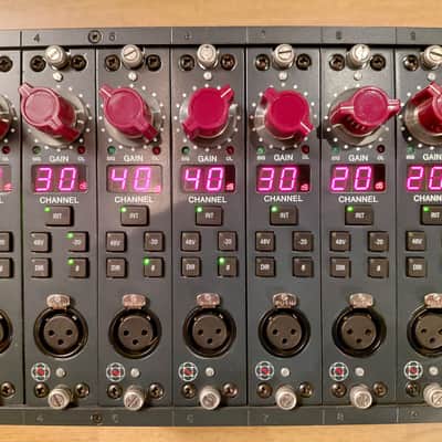 AMS NEVE 1081R + 12 × 1081 Red Modules — Complete System + Gator 4U suspended Flight Case + Remote Control image 11