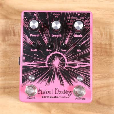 EarthQuaker Devices Astral Destiny Octal Octave Reverberation Odyssey 2021 - Present - Black on Pink image 3