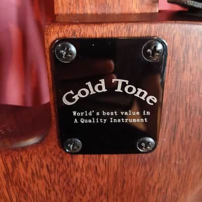 Gold Tone ME-Bass Micro Electric Bass – 23" Scale Short Scale – Mahogany – With Gig Bag – Excellent Condition – UK image 7