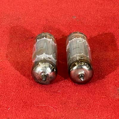 Unknown/Curtis Mathes Vintage Mismatch Pair 6BQ5/EL84 Amplifier Vacuum Tubes 1970s - Clear Glass image 5