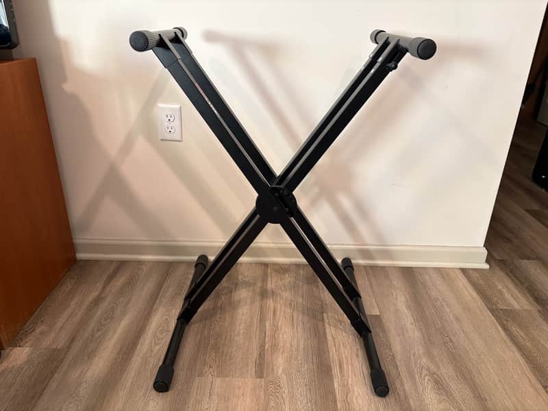 ProLine PL4KD Double Braced Keyboard Stand In Mint Condition Brand New From Guitar Center Never Used Great Keyboard Stand image 1