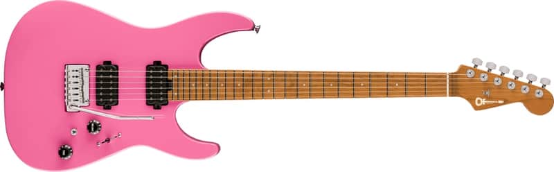 Charvel Pro-Mod DK24 HH 2PT CM - Bubblegum Pink image 1