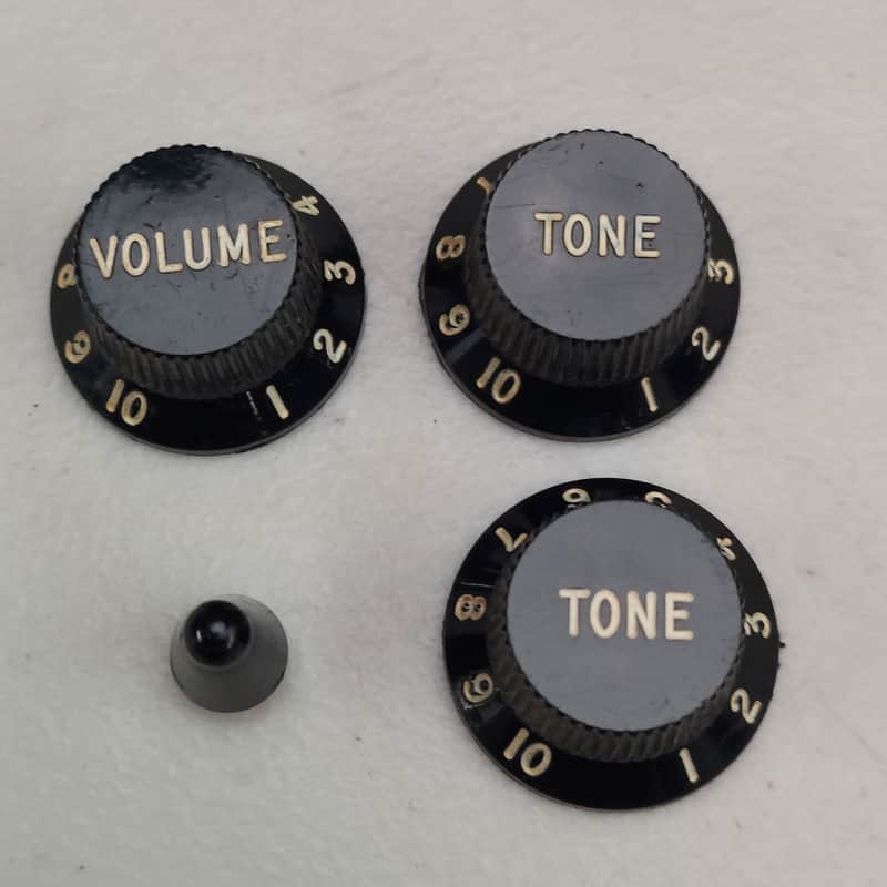 1970's Fender Stratocaster Knobs and Switch Tip (K-271) image 1