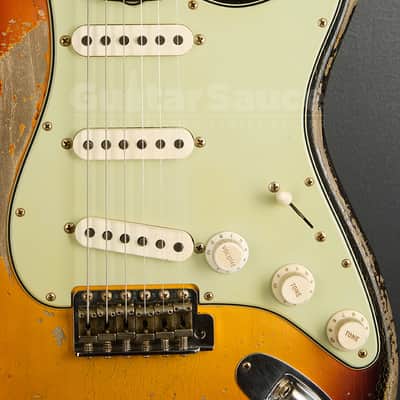 Fender Custom Shop Masterbuilt Greg Fessler 63 Stratocaster Relic  2025 -  3 Tone Sunburst (COD 2143UG) image 4