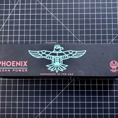 Walrus Audio Phoenix 120V Clean Power Supply Limited Edition - Guitar Guru Network 2017 - Black / Cyan Bird image 1