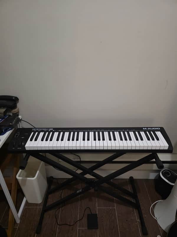 M-Audio Keystation 61 MkII MIDI Keyboard Controller 2016 - 2018 - Black image 1