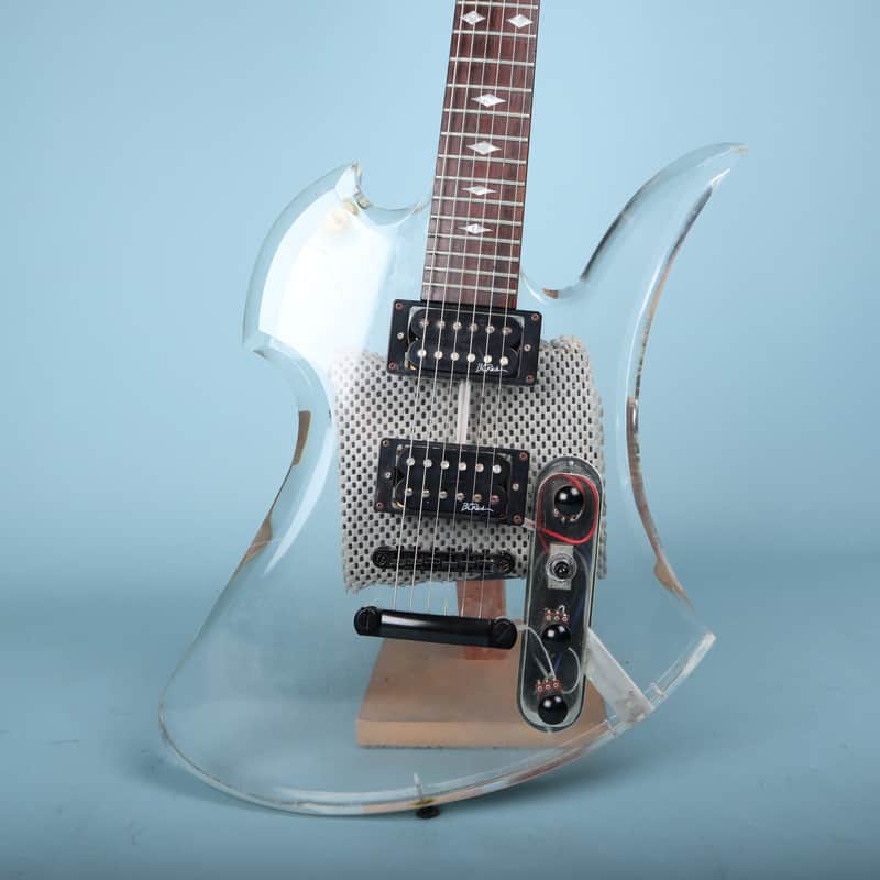 B.C. Rich Mockingbird Acrylic Limited Edition Electric Guitar Clear image 1