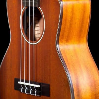 Ohana Model TK-35CE All Solid Tenor Electric/Acoustic Ukulele + Gig Bag - BLEM image 3