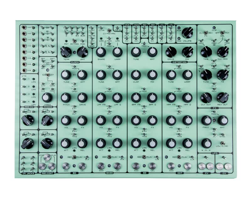 Soma Laboratory Pulsar-23 Turret Semi-Modular Drum Machine - Green image 1