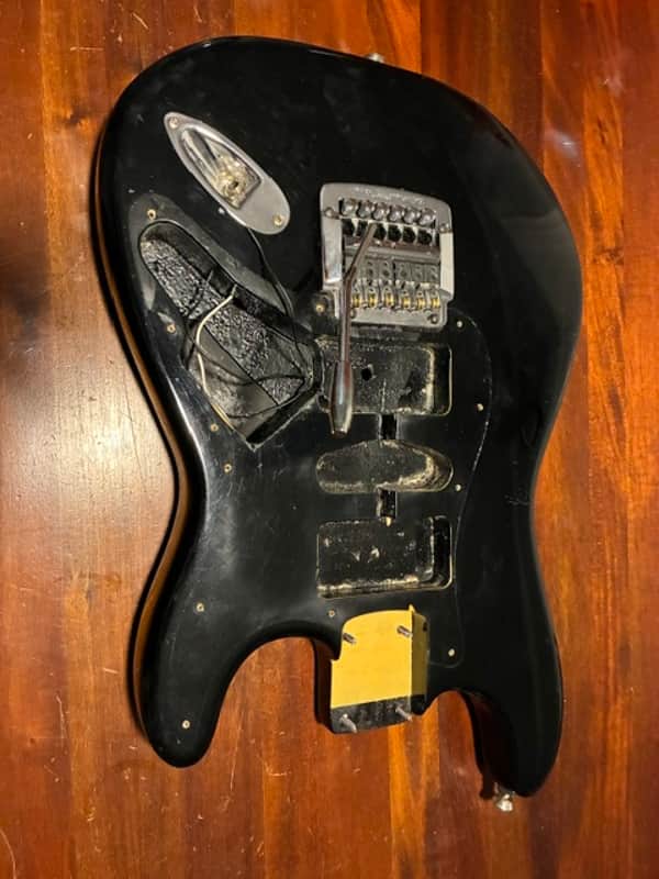 Fender Squire Mid-2010's - Black w/Kahler tremlo image 1