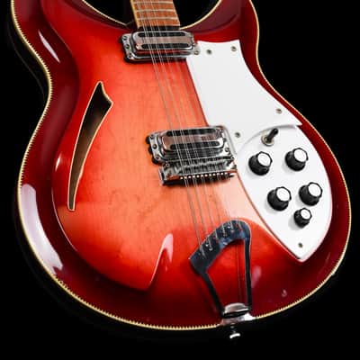 Rickenbecker Modell 381/12 from 1990 in Fire Glow with Case image 3