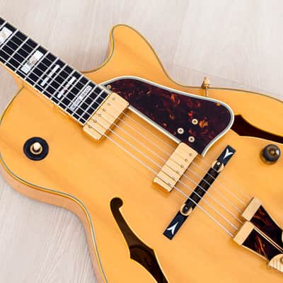 1980 Ibanez George Benson Signature GB10 Archtop Electric Guitar Natural Near-Mint, Japan Fujigen image 8