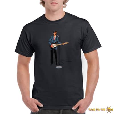 Buddy Custom Printed T-Shirt Black - Large image 3