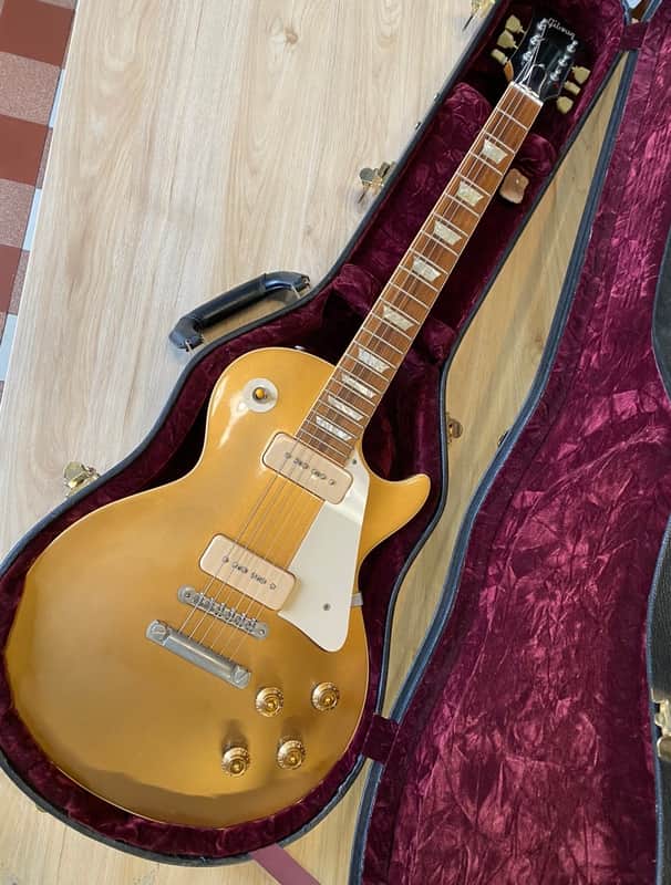 Gibson Les Paul gold top reissue 56 2004 - Gold top image 1