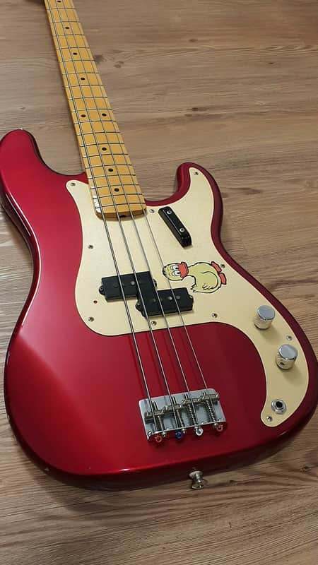 Fender Duck Dunn Signature Precision Bass - 1998 CIJ Limited Edition - Metalic Candy Red image 1