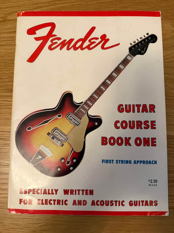 1967 Fender Guitar Course Book One – First String Approach – Vintage Case Candy image 1