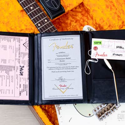 Fender Custom Shop 1961 Stratocaster Heavy Relic Aged Olympic White image 16