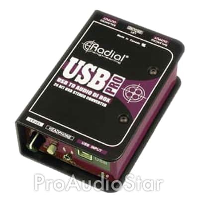 Radial USB-Pro Stereo USB Laptop DI 24-Bit Digital Audio Converter PROAUDIOSTAR image 3