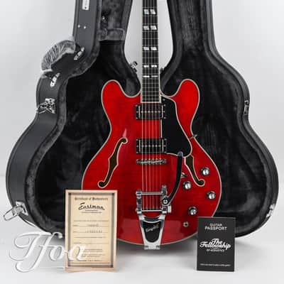 Eastman T486B Cherry Red Bigsby image 3