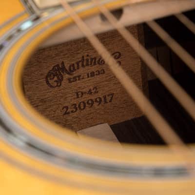 2018 - Martin D-42 - Sitka Spruce & Indian Rosewood image 20