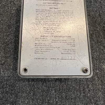 Ross Distortion Guitar Effects Pedal 1970s Chanute Kansas - Tan image 8