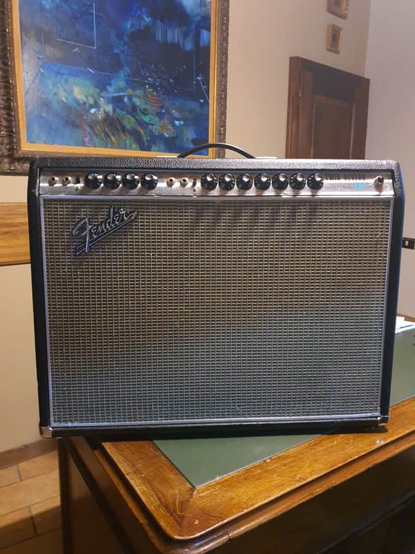 Fender Twin reverb 1968 drip edge 1968 - Black image 1
