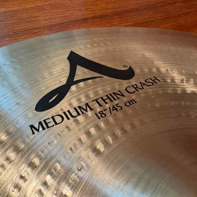 Zildjian 18" A Series Medium Thin Crash Cymbal 2013 - Present - Traditional image 4