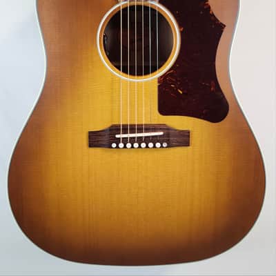 Gibson J-45 50s Faded Acoustic Electric Guitar, Round Shoulder, Faded Sunburst, W/HSC 2026 image 6