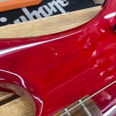 B.C. Rich Mockingbird Bass Platinum Series 1998 - Red image 18