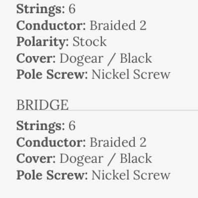 Bare Knuckle P90 Blue Note Set - Black Dogear image 3