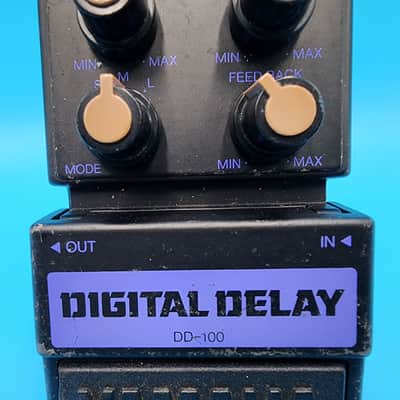 Rare 80s 90s Yamaha DD-100 Digital Delay Guitar Effect Pedal Bass Japan Echo image 3