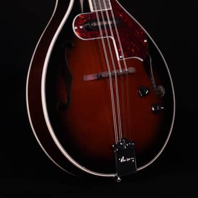 Ibanez M510E A-Style Acoustic/Electric Mandolin, Dark Violin Sunburst High Gloss image 4