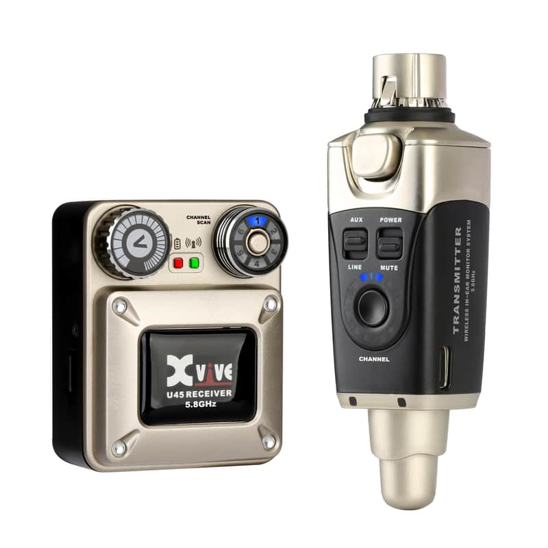 XVIVE U45 In Ear Monitor Wireless System Complete Set, 5.8GHz image 1