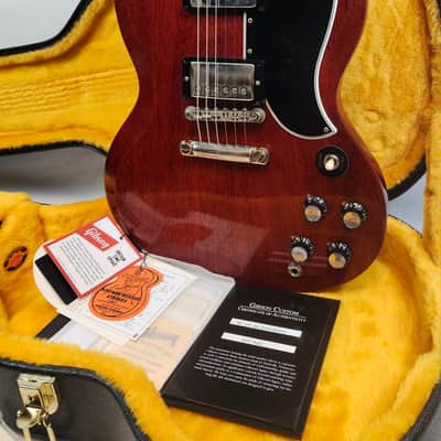 Gibson Custom 1961 Les Paul SG Standard Reissue Stop Bar, VOS, Cherry Red, w/HSC 2026 image 3
