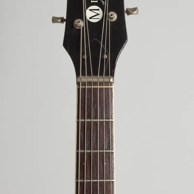 Mosrite Ventures Mark I Solid Body Electric Guitar (1966), ser. #4738, original brown leather covered hard shell case. image 5