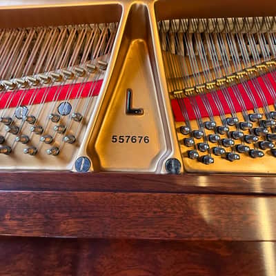 Steinway & Sons Model L cir. 2000 - Kewazinga Bubinga (Crown Jewel) image 6