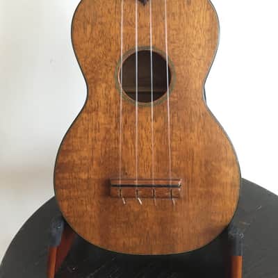Vintage Martin Style 1K Koa Soprano Ukulele with Case image 4