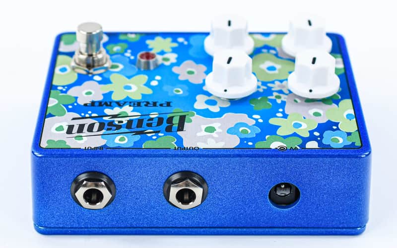 benson preamp flower child blue flower Benson Amps - Preamp Pedal