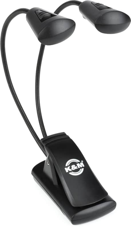 K&M 12244 Dual FlexLight 2 LED Music Stand Light image 1
