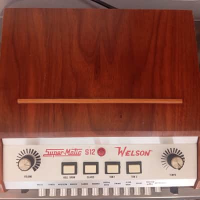 Welson Super-Matic S12 Vintage Analog Rhythm Machine Drum Box (Italy, 1970s) image 2